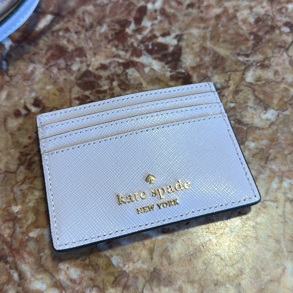 Kate Spade lilac  Handbag and Cardholder Set - Picture 5 of 17